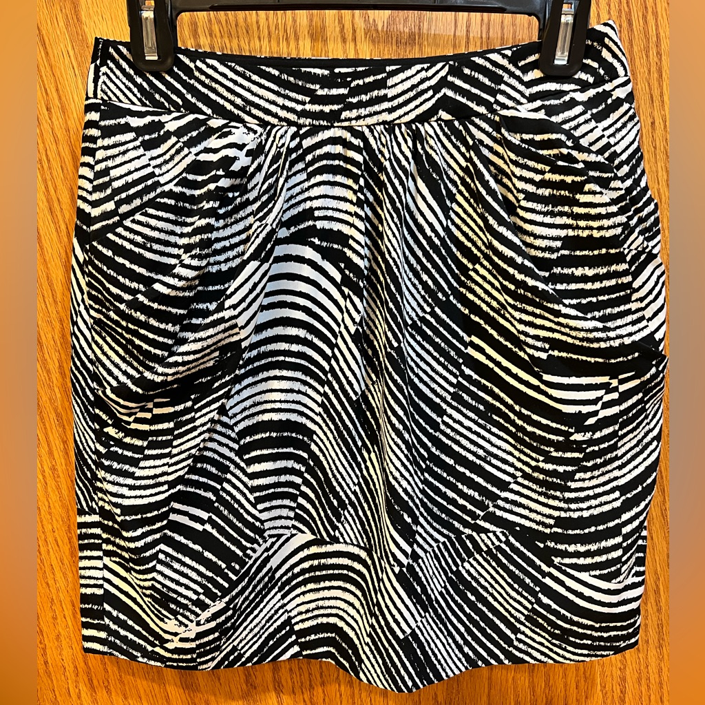 Black And White Banana Republic Skirt